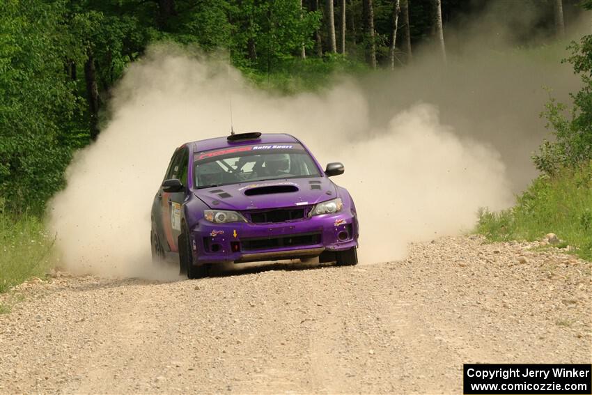 Silas Himes / Charlotte Himes Subaru WRX STi on SS4, Hollow Woodtick.