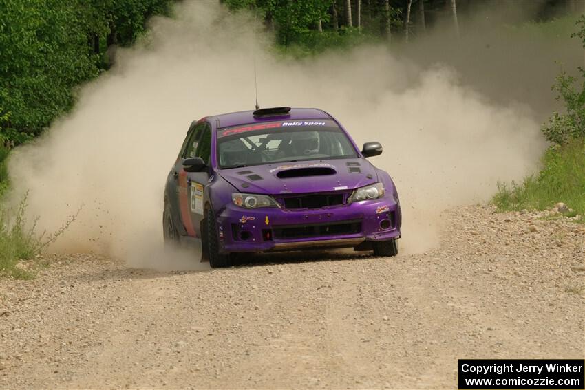 Silas Himes / Charlotte Himes Subaru WRX STi on SS4, Hollow Woodtick.