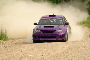 Silas Himes / Charlotte Himes Subaru WRX STi on SS4, Hollow Woodtick.