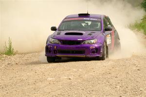 Silas Himes / Charlotte Himes Subaru WRX STi on SS4, Hollow Woodtick.