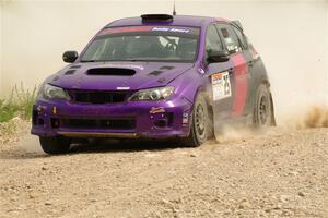 Silas Himes / Charlotte Himes Subaru WRX STi on SS4, Hollow Woodtick.