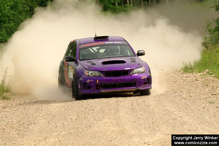 Silas Himes / Charlotte Himes Subaru WRX STi on SS4, Hollow Woodtick.