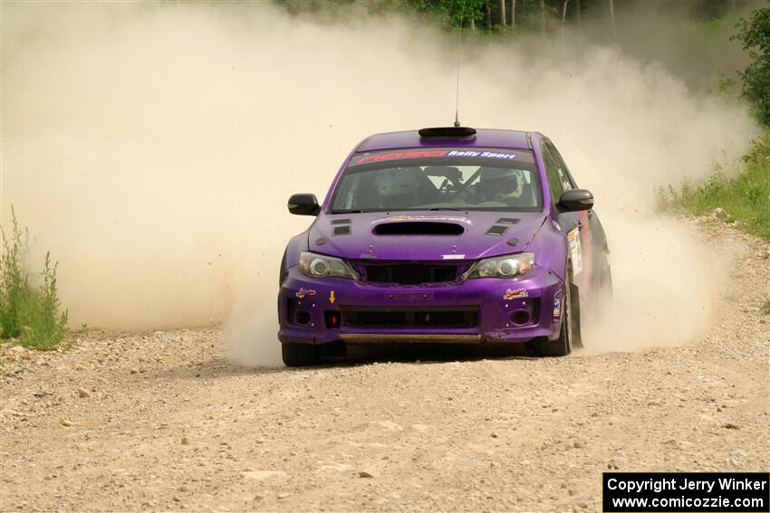 Silas Himes / Charlotte Himes Subaru WRX STi on SS4, Hollow Woodtick.