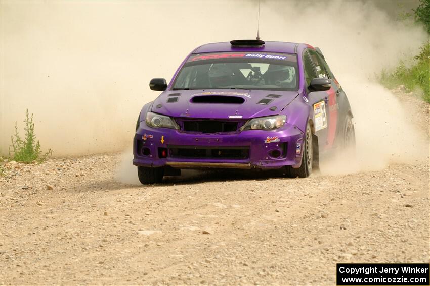 Silas Himes / Charlotte Himes Subaru WRX STi on SS4, Hollow Woodtick.