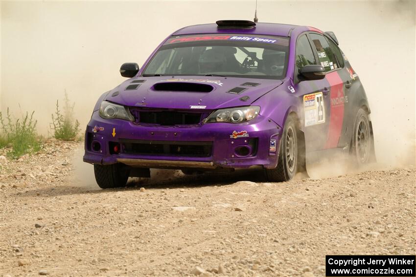 Silas Himes / Charlotte Himes Subaru WRX STi on SS4, Hollow Woodtick.