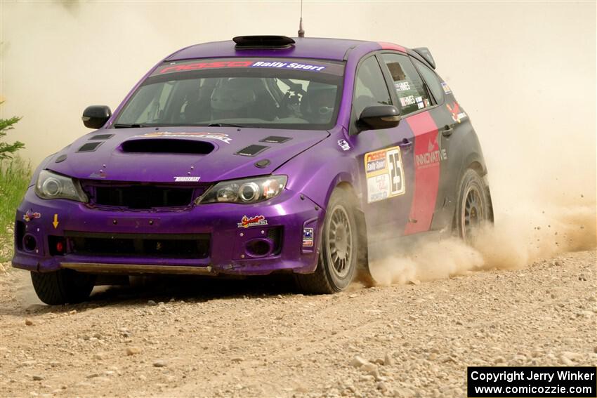 Silas Himes / Charlotte Himes Subaru WRX STi on SS4, Hollow Woodtick.