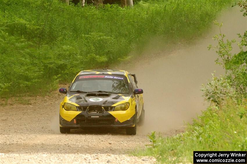 Colin Schulz / Jason Hack Subaru WRX STi on SS4, Hollow Woodtick.