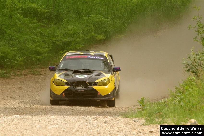 Colin Schulz / Jason Hack Subaru WRX STi on SS4, Hollow Woodtick.