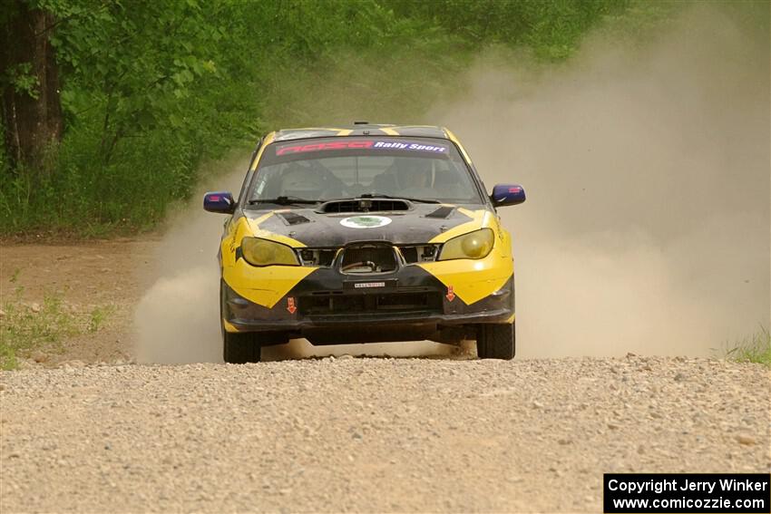 Colin Schulz / Jason Hack Subaru WRX STi on SS4, Hollow Woodtick.