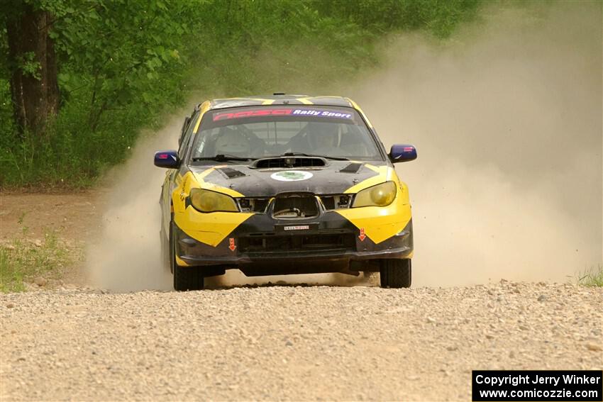 Colin Schulz / Jason Hack Subaru WRX STi on SS4, Hollow Woodtick.