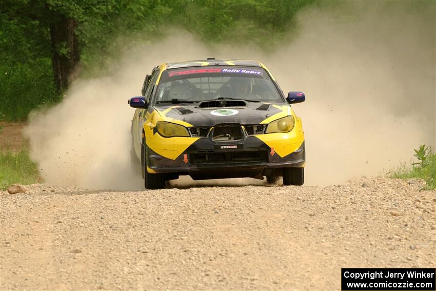 Colin Schulz / Jason Hack Subaru WRX STi on SS4, Hollow Woodtick.