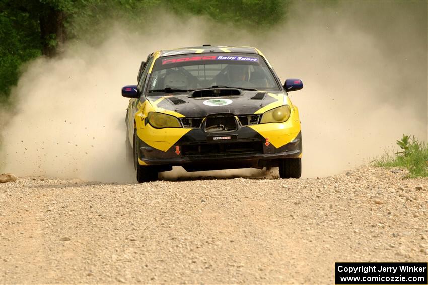 Colin Schulz / Jason Hack Subaru WRX STi on SS4, Hollow Woodtick.