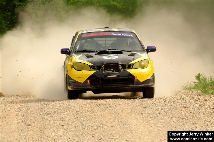 Colin Schulz / Jason Hack Subaru WRX STi on SS4, Hollow Woodtick.