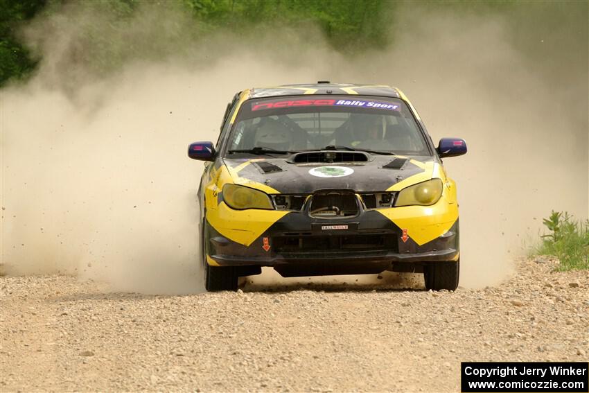 Colin Schulz / Jason Hack Subaru WRX STi on SS4, Hollow Woodtick.