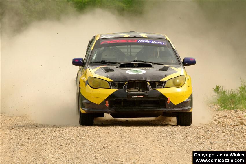 Colin Schulz / Jason Hack Subaru WRX STi on SS4, Hollow Woodtick.