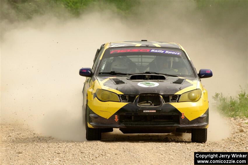 Colin Schulz / Jason Hack Subaru WRX STi on SS4, Hollow Woodtick.