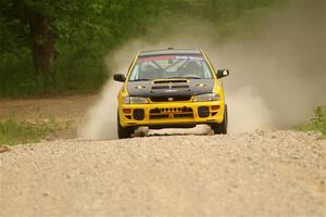 Katie Gingras / Camille Carlson Subaru Impreza on SS4, Hollow Woodtick.