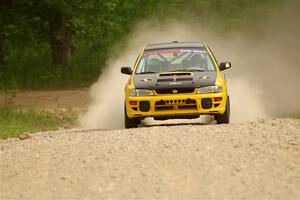 Katie Gingras / Camille Carlson Subaru Impreza on SS4, Hollow Woodtick.