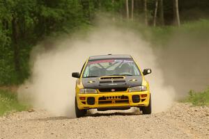 Katie Gingras / Camille Carlson Subaru Impreza on SS4, Hollow Woodtick.