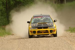 Katie Gingras / Camille Carlson Subaru Impreza on SS4, Hollow Woodtick.