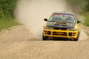 Katie Gingras / Camille Carlson Subaru Impreza on SS4, Hollow Woodtick.