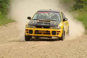 Katie Gingras / Camille Carlson Subaru Impreza on SS4, Hollow Woodtick.