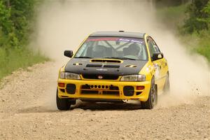 Katie Gingras / Camille Carlson Subaru Impreza on SS4, Hollow Woodtick.