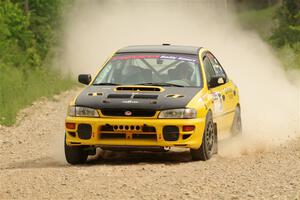 Katie Gingras / Camille Carlson Subaru Impreza on SS4, Hollow Woodtick.