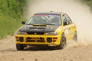 Katie Gingras / Camille Carlson Subaru Impreza on SS4, Hollow Woodtick.