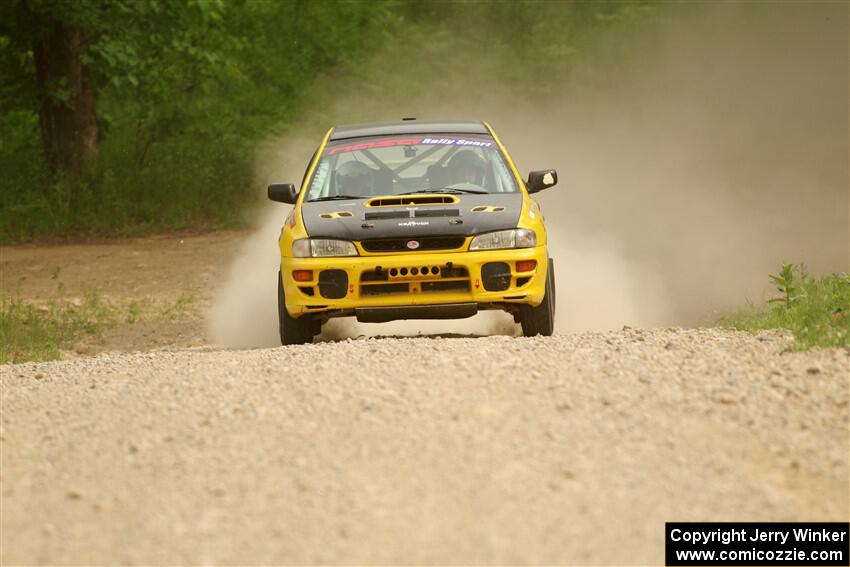 Katie Gingras / Camille Carlson Subaru Impreza on SS4, Hollow Woodtick.