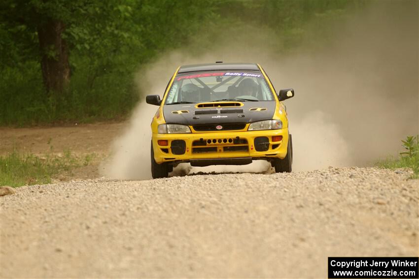 Katie Gingras / Camille Carlson Subaru Impreza on SS4, Hollow Woodtick.