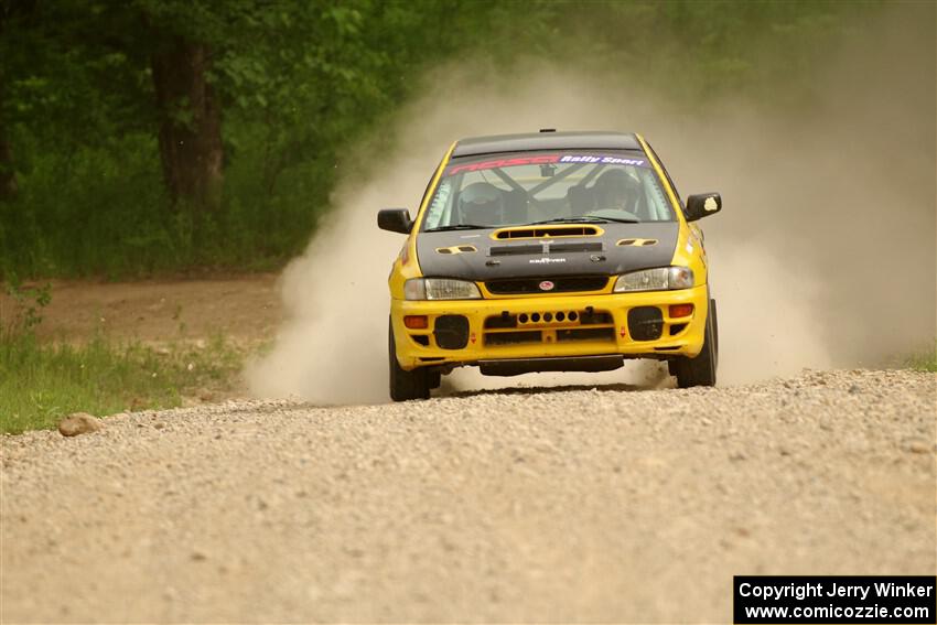 Katie Gingras / Camille Carlson Subaru Impreza on SS4, Hollow Woodtick.