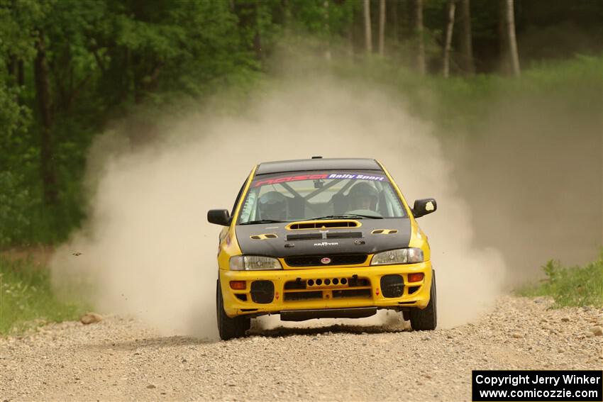 Katie Gingras / Camille Carlson Subaru Impreza on SS4, Hollow Woodtick.