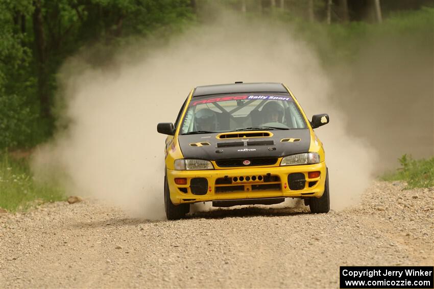 Katie Gingras / Camille Carlson Subaru Impreza on SS4, Hollow Woodtick.