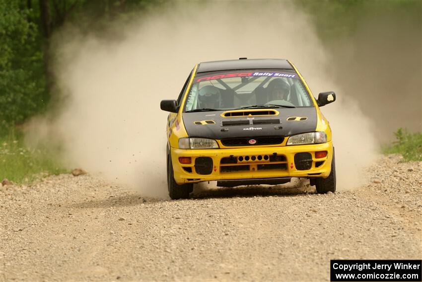 Katie Gingras / Camille Carlson Subaru Impreza on SS4, Hollow Woodtick.