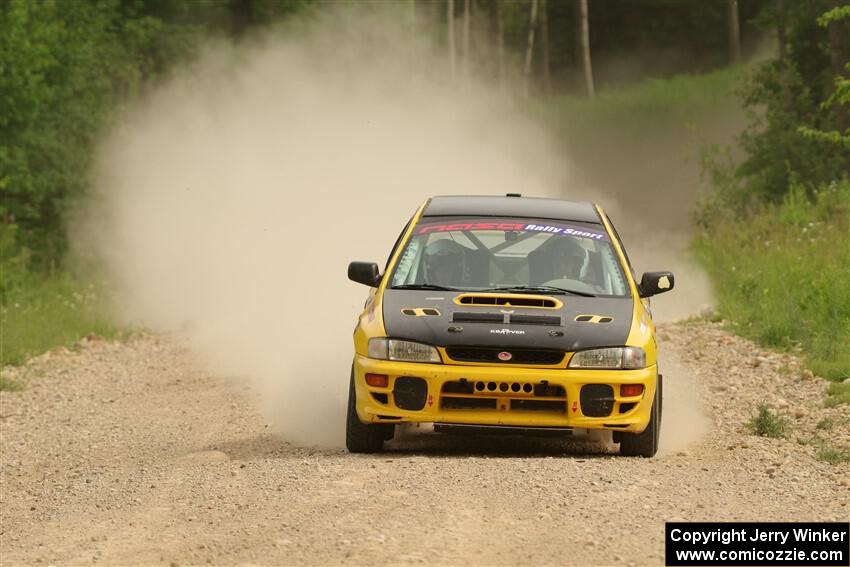 Katie Gingras / Camille Carlson Subaru Impreza on SS4, Hollow Woodtick.