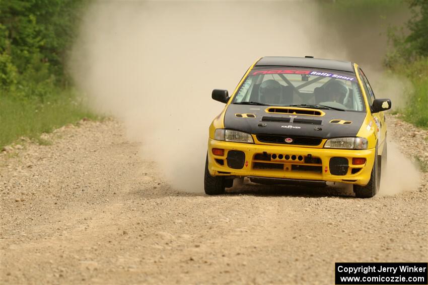 Katie Gingras / Camille Carlson Subaru Impreza on SS4, Hollow Woodtick.