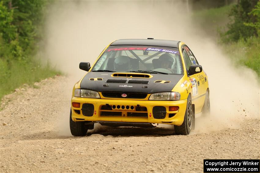 Katie Gingras / Camille Carlson Subaru Impreza on SS4, Hollow Woodtick.