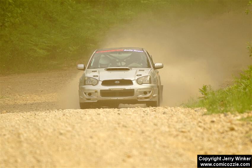 Cross Fedina / Robin Fedina Subaru WRX on SS4, Hollow Woodtick.