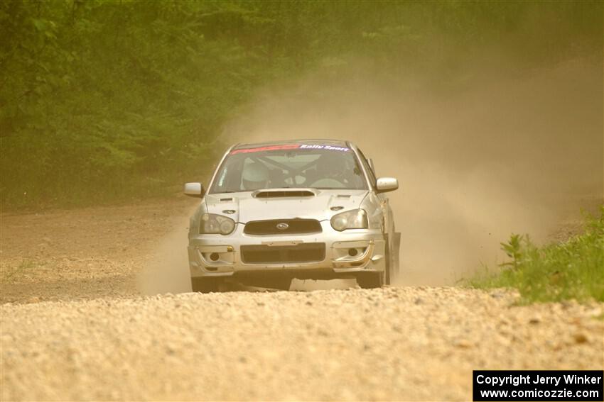 Cross Fedina / Robin Fedina Subaru WRX on SS4, Hollow Woodtick.