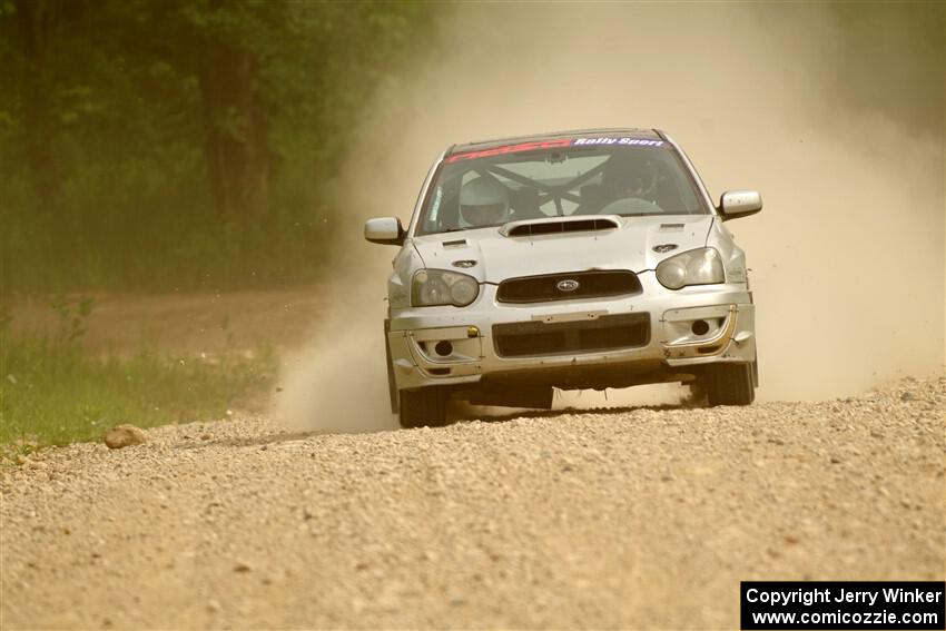 Cross Fedina / Robin Fedina Subaru WRX on SS4, Hollow Woodtick.