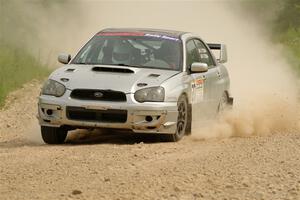 Cross Fedina / Robin Fedina Subaru WRX on SS4, Hollow Woodtick.