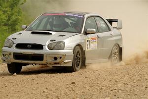 Cross Fedina / Robin Fedina Subaru WRX on SS4, Hollow Woodtick.