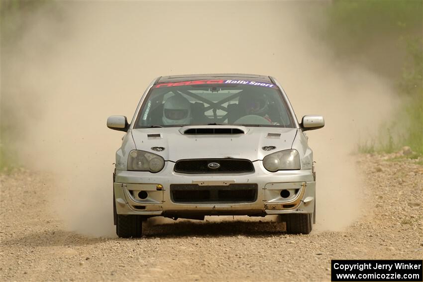 Cross Fedina / Robin Fedina Subaru WRX on SS4, Hollow Woodtick.