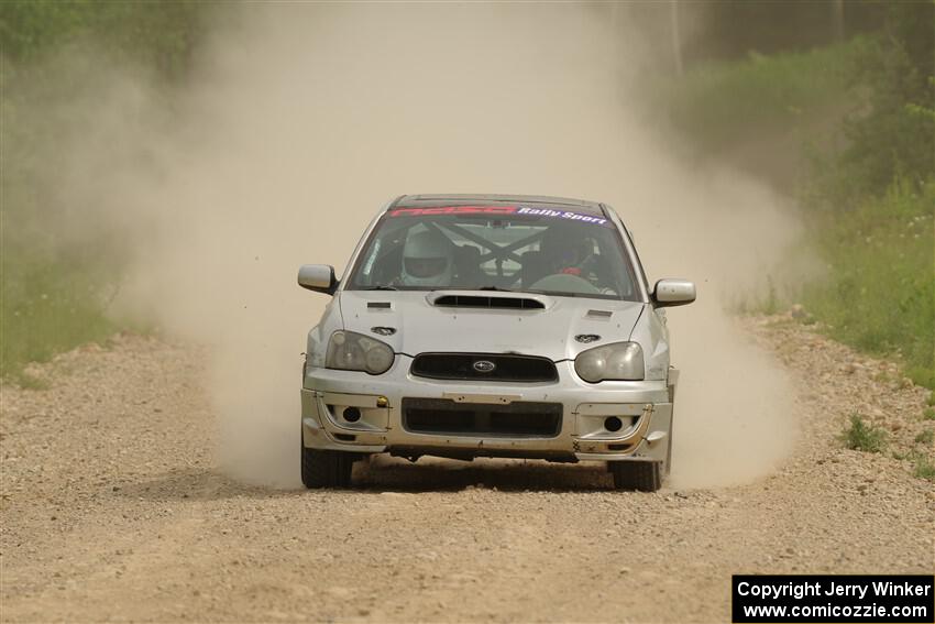 Cross Fedina / Robin Fedina Subaru WRX on SS4, Hollow Woodtick.