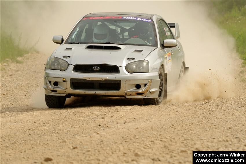 Cross Fedina / Robin Fedina Subaru WRX on SS4, Hollow Woodtick.