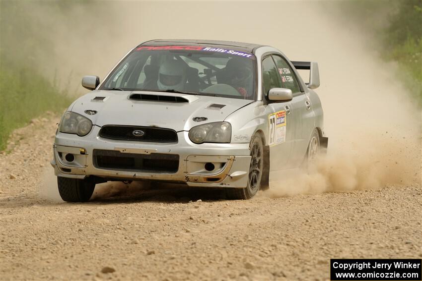 Cross Fedina / Robin Fedina Subaru WRX on SS4, Hollow Woodtick.