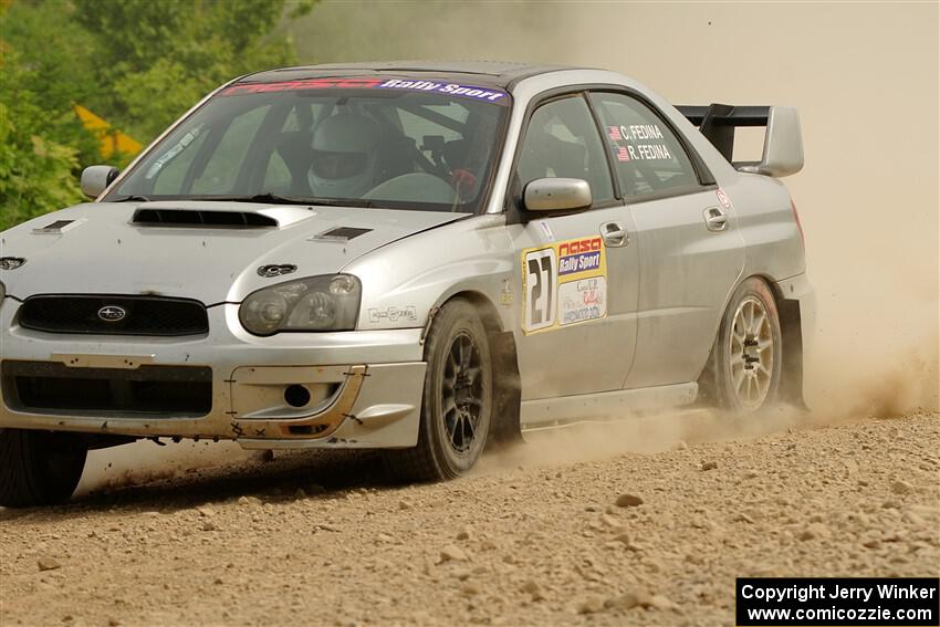 Cross Fedina / Robin Fedina Subaru WRX on SS4, Hollow Woodtick.