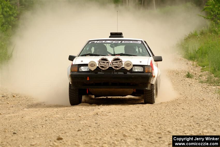 Eric Anderson / Taylor Haelterman Toyota Celica GTS on SS4, Hollow Woodtick.