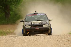 Chase Blakely / Mike Callaway VW GTI on SS4, Hollow Woodtick.